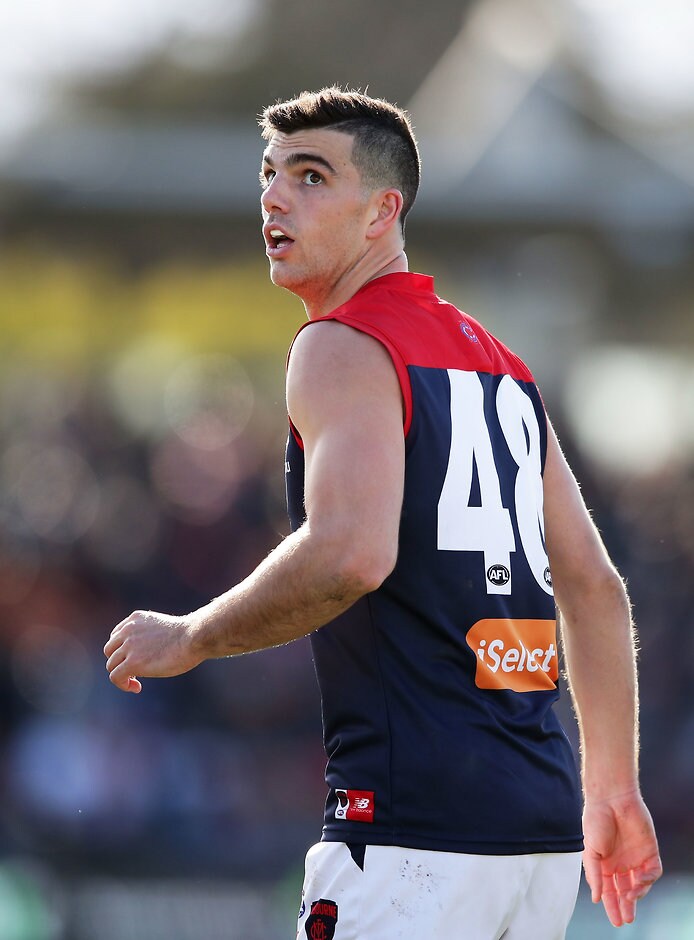 AFL 2017 Round 20 - GWS Giants v Melbourne Corey Maynard has signed on until the end of 2019 - AFL,Melbourne Demons,Corey Maynard,Mitch King