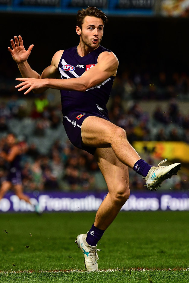 AFL 2017 Round 20 - Fremantle v Gold Coast Lachie Weller says Mark Evans and Stuart Dew played big roles in his decision to move to the Suns - AFL,Gold Coast Suns,Lachie Weller