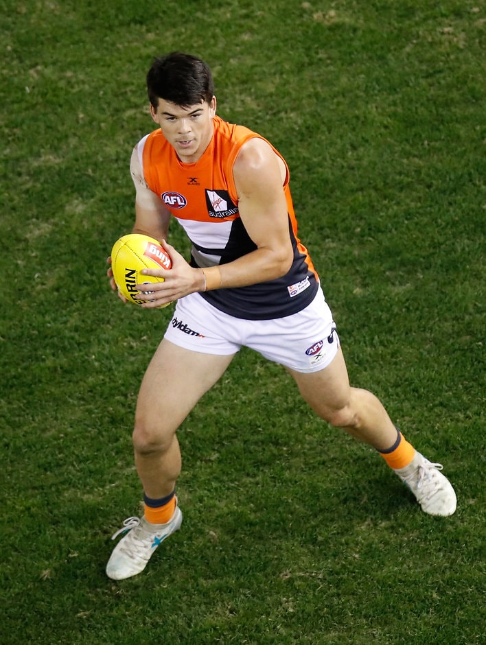 AFL 2017 Round 21 - Western Bulldogs v GWS Giants Matthew Kennedy will be in navy Blue next year - AFL,Trade,GWS Giants,Carlton,Carlton Blues,Matthew Kennedy