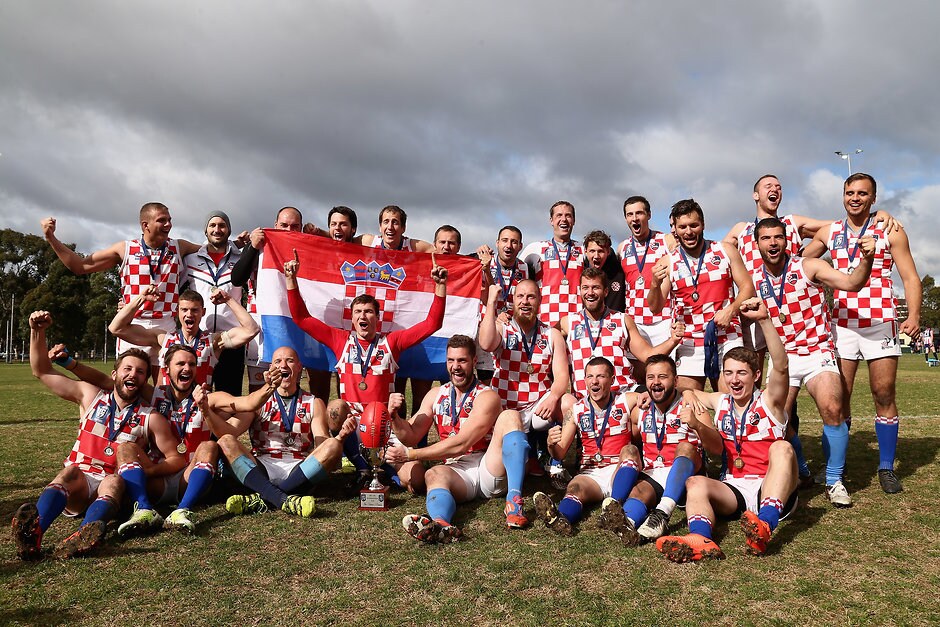 AFL 2017 Media - IC Mens Division 2 Grand Final Croatia had much to celebrate at Royal Park on Friday - AFL,International Cup
