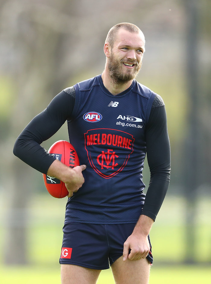 AFL 2017 Training - Melbourne 240817 The Demons expect Max Gawn to sign a new deal with the club soon - AFL,Max Gawn,Melbourne Demons