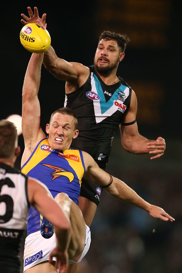AFL 2017 First Elimination Final - Port Adelaide v West Coast The John Cahill Medal caps off a huge year for Paddy Ryder - AFL,Port Adelaide,Paddy Ryder,Charlie Dixon,Tom Jonas