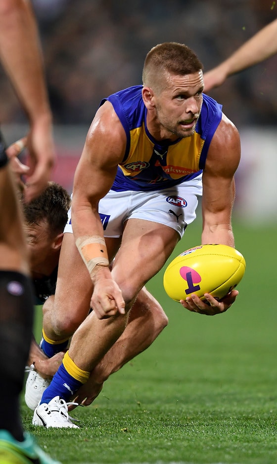 AFL 2017 First Elimination Final - Port Adelaide v West Coast Mark LeCras has struggled to find the goals in finals - West Coast Eagles,Mark LeCras,AFL
