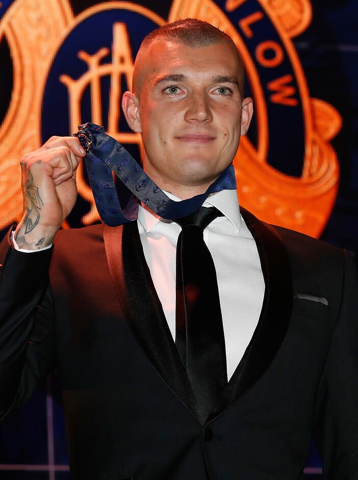 AFL 2017 Media - Brownlow Medal Richmond's Dustin Martin is the 2017 Brownlow medallist - AFL,Brownlow,Richmond Tigers,Dustin Martin