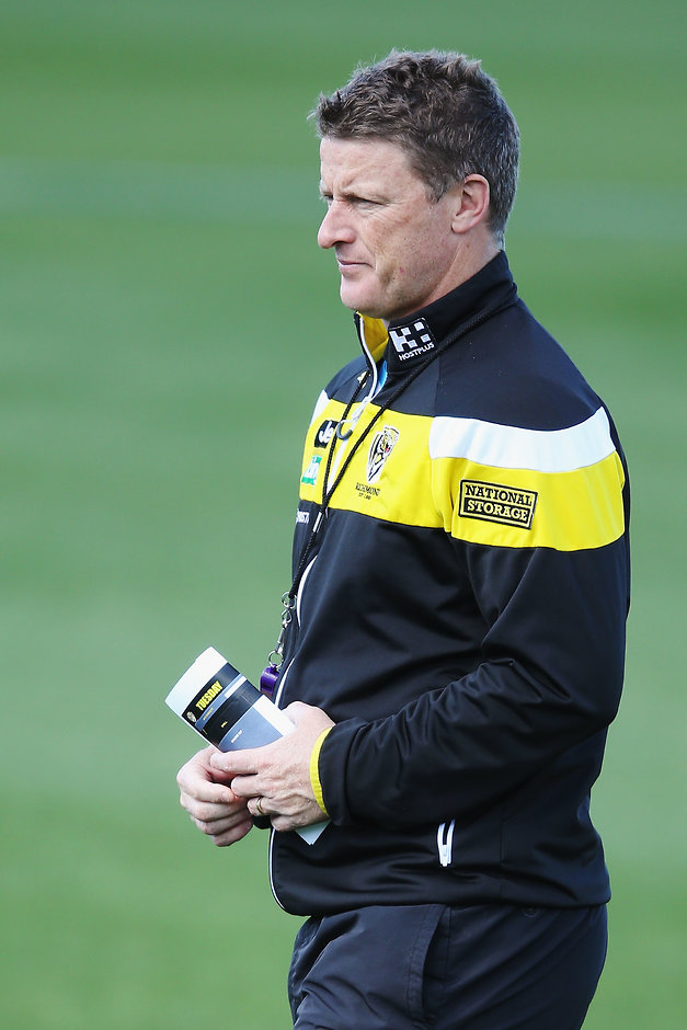 AFL 2017 Training - Richmond 260917 Damien Hardwick has been voted by his peers as 2017's best coach - AFL,Richmond Tigers,Damien Hardwick