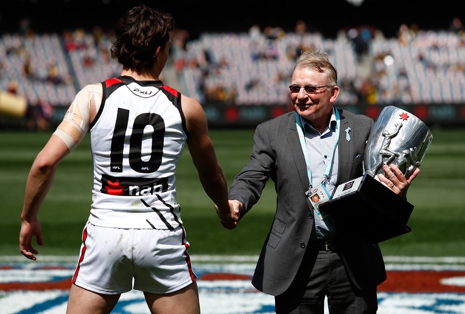 AFL 2017 NAB Under 18s All Stars Match - Team Enright V Team Harvey AFL talent manager Kevin Sheehan at the U18 All-Stars match on Grand Final day - AFL,Draft