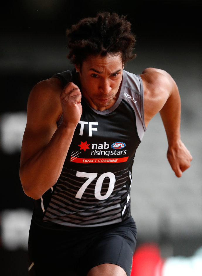AFL 2017 Media - AFL Draft Combine Day 2 Aiden Bonar in action during day two of the Combine - AFL,Draft,Draft Combine,Aidan Bonar