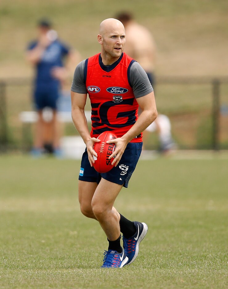 AFL 2017 Training - Geelong 181217 Gary Ablett Jnr starred in Thursday's match simulation - Geelong Cats,Gary Ablett