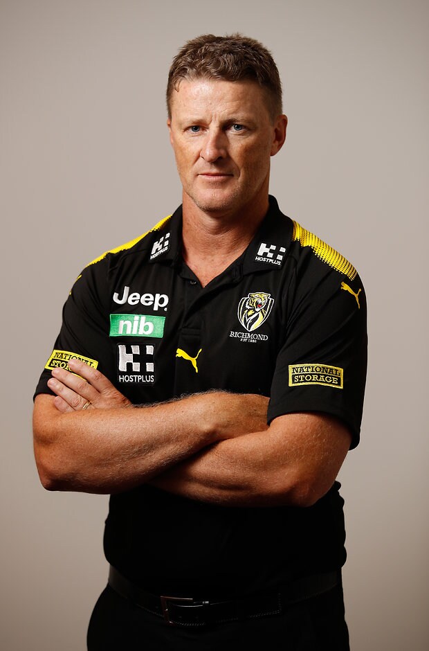 AFL 2018 Portraits - Damien Hardwick Tigers coach Damien Hardwick is an advocate for mid-season player movement - AFL,Richmond Tigers,Damien Hardwick