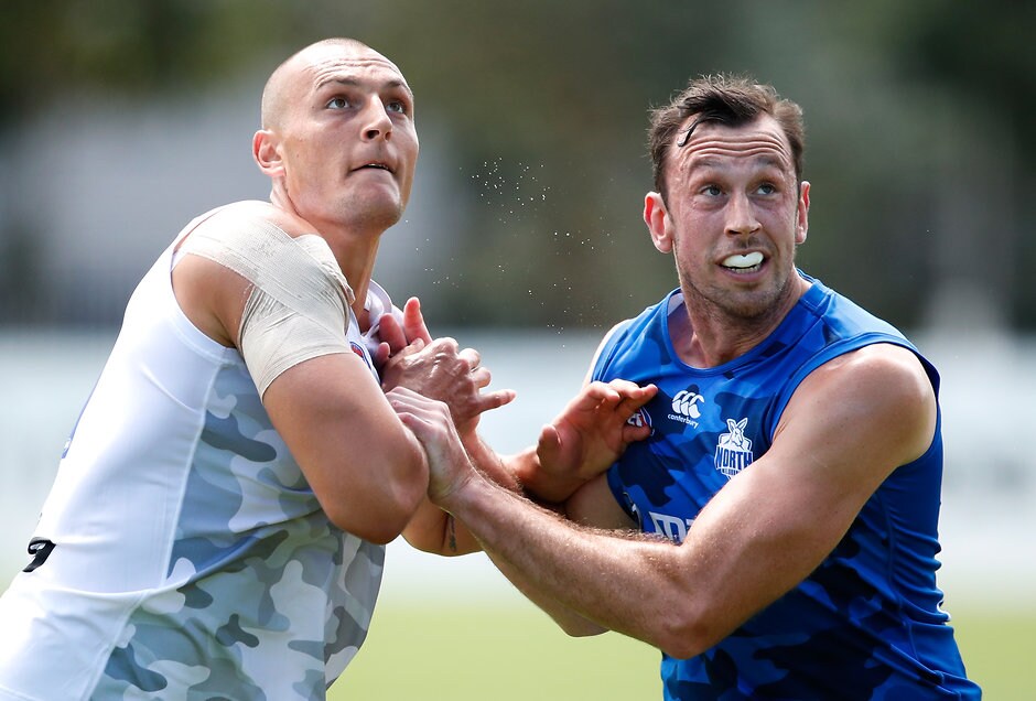 AFL 2018 Training - North Melbourne Intraclub Match Could Braydon Preuss be on the move? - AFL,Melbourne Demons,Trade,North Melbourne Kangaroos,Braydon Preuss
