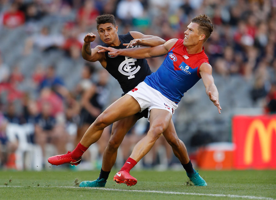 AFLX 2018 - Melbourne Tournament Jake Melksham was the star of Melbourne's march to AFLX victory on Friday night - AFLX,Mark Blicavs,Bradley Hill,Jake Melksham,Shane Savage,Dane Rampe,Mitch Robinson,Jake Kelly,Shaun McKernan,Lachie Whitfield,Daniel Rich