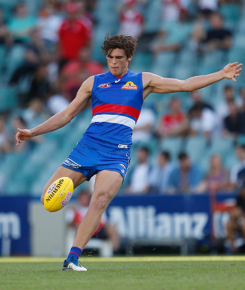 AFLX 2018 - Sydney Tournament Lewis Young has signed a two-year contract extension, which will see him stay in red, white and blue until at least the end of 2021. - Western Bulldogs