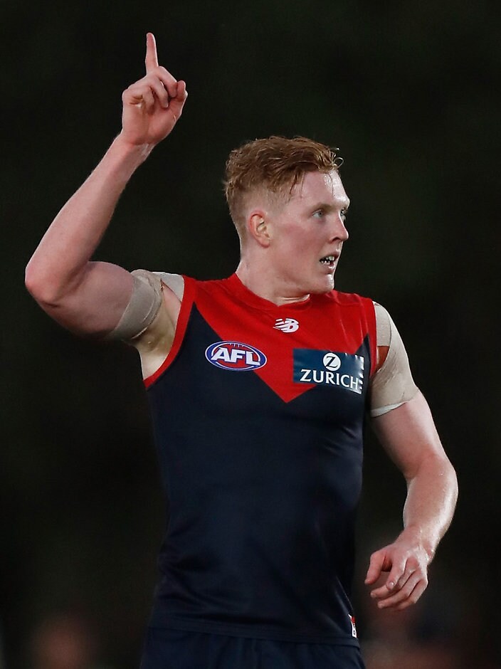 AFL 2018 JLT Community Series - Melbourne v St Kilda Clayton Oliver has signed a new deal - AFL,Melbourne Demons,Clayton Oliver,Contracts