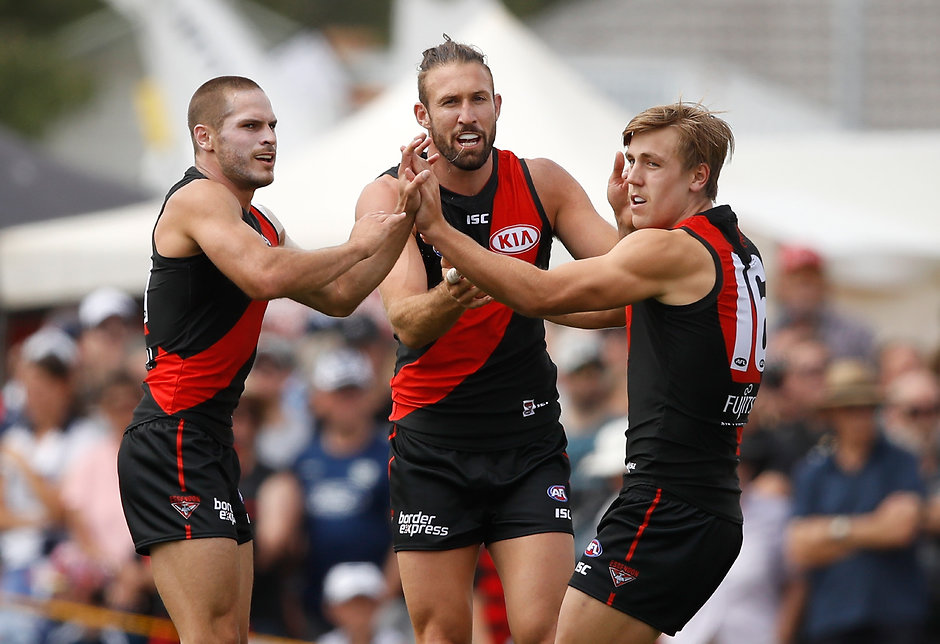 AFL 2018 JLT Community Series - Geelong v Essendon Cale Hooker expects to start as a forward against Adelaide - AFL,Essendon Bombers,Cale Hooker