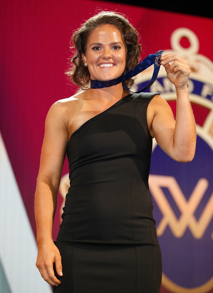 AFL 2018 Media - The W Awards Reigning AFL Women's League best and fairest Emma Kearney will join North Melbourne - AFLW,Western Bulldogs,North Melbourne Kangaroos,Emma Kearney