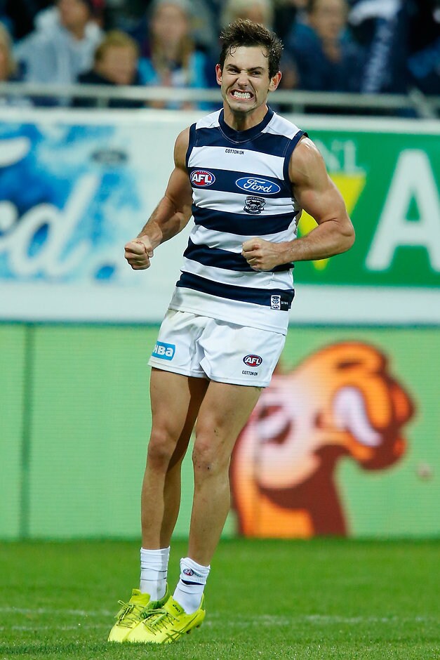 AFL 2018 Round 04 - Geelong v St Kilda Daniel Menzel kicked five goals against the Saints - AFL,Geelong Cats,Daniel Menzel,Chris Scott