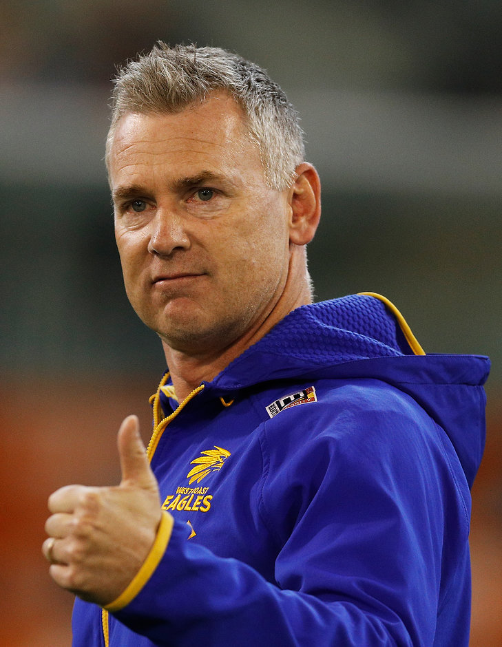 AFL 2018 Round 05 - Carlton v West Coast Adam Simpson and the Eagles have enjoyed a stunning renaissance in 2018 - AFL,West Coast Eagles,Adam Simpson