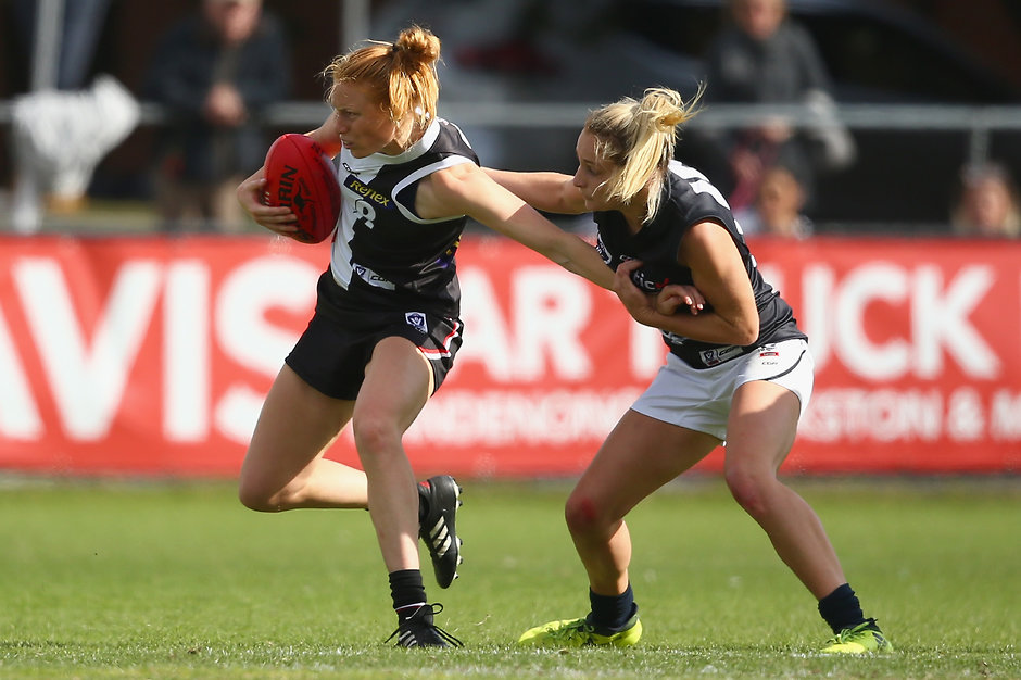 VFLW 2018 Round 01 - Southern Saints v Carlton Southern Saints coach Peta Searle said her side will feel the sting of losing their star midfielder. - St Kilda Saints,AFLW