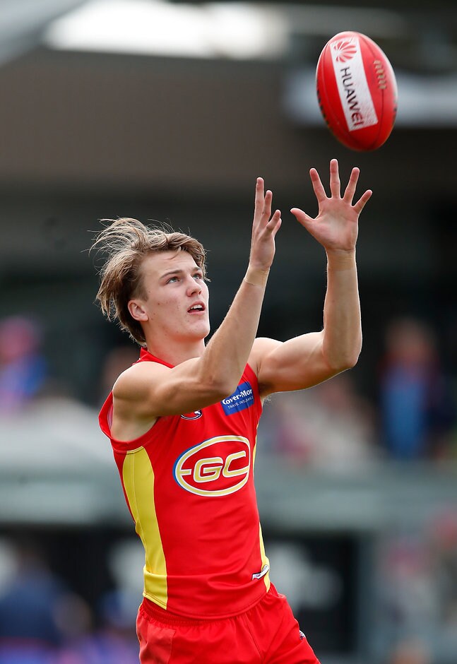 AFL 2018 Round 07 - Western Bulldogs v Gold Coast - Gold Coast Suns,Charlie Ballard,Stuart Dew