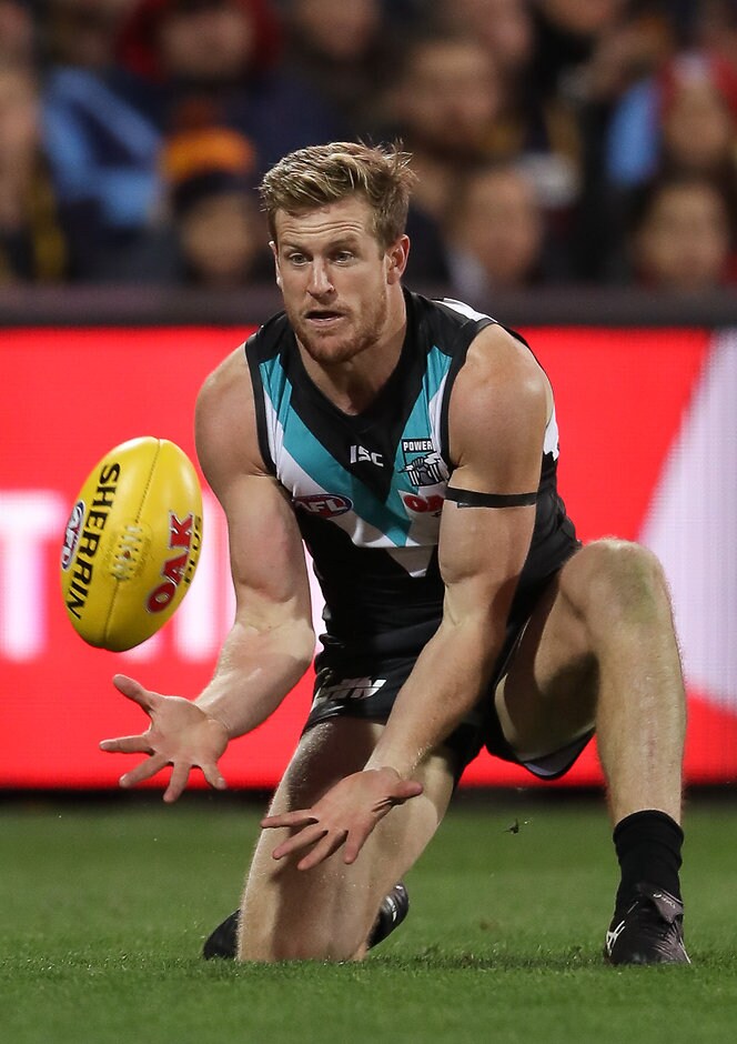 AFL 2018 Round 08 - Port Adelaide v Adelaide Tom Jonas says Andrew Gaff's mental health should be considered in the wake of his hit on Andrew Brayshaw - AFL,Tom Jonas,Andrew Gaff,Port Adelaide