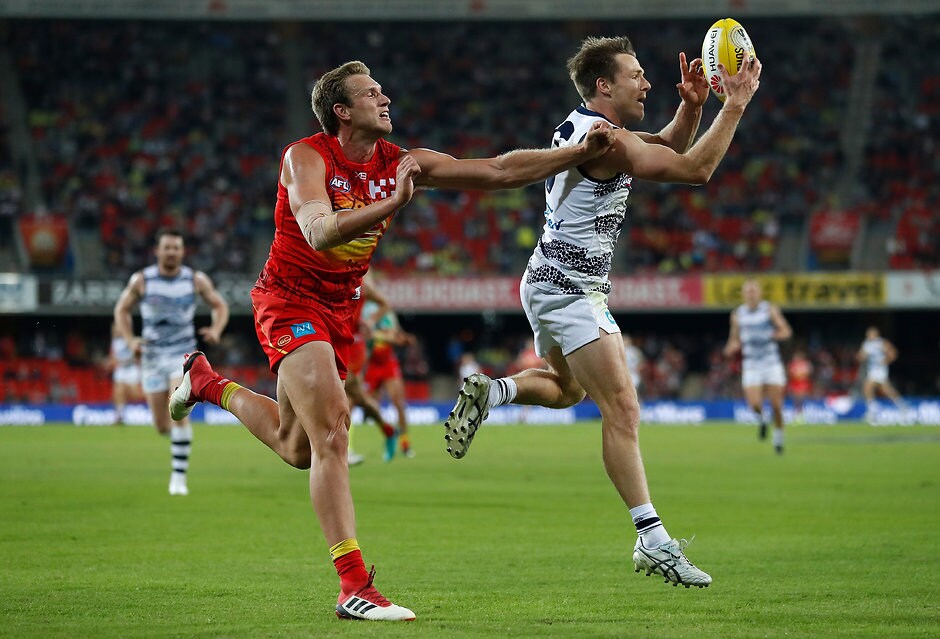 AFL 2018 Round 11 - Gold Coast v Geelong Lincoln McCarthy has advised the club that he would like to continue his career with the Brisbane Lions - Geelong Cats,Lincoln McCarthy