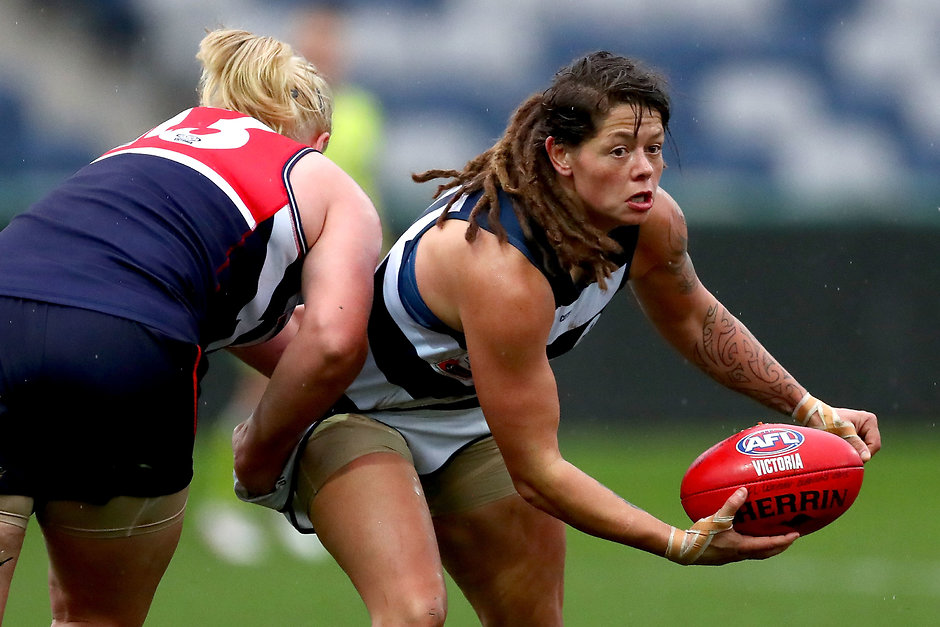 VFLW 2018 Round 06 - Geelong v Darebin Richelle Cranston says she's 'super excited' to play in Geelong's inaugural AFLW season - AFLW,Richelle Cranston,Geelong Cats