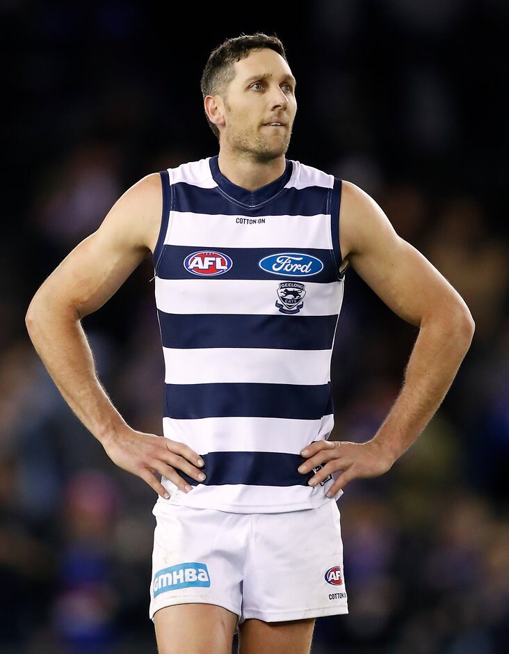 AFL 2018 Round 15 - Western Bulldogs v Geelong It's been an interesting year for Harry Taylor - AFL,Geelong Cats,Harry Taylor,Chris Scott