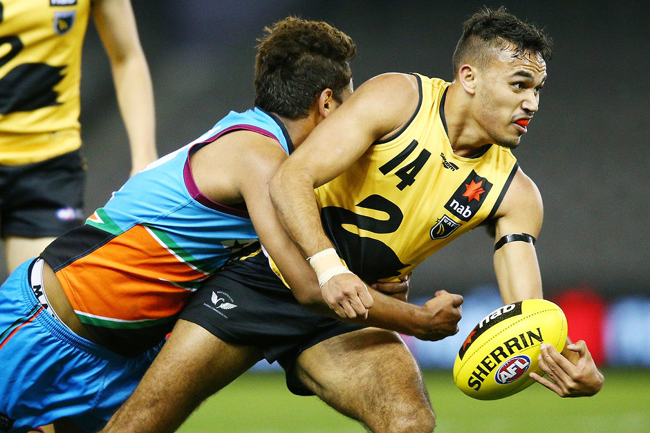 AFL 2018 U18 Championships - Allies v WA 040718 U18 All Australian Sydney Stack could fill Richmond's remaining list spot - AFL,Draft,Richmond Tigers,Melbourne Demons,GWS Giants,Gold Coast Suns,Carlton Blues,Western Bulldogs