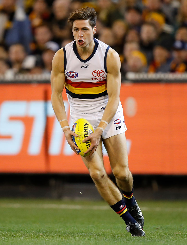 AFL 2018 Round 16 - Richmond v Adelaide Jake Kelly is relishing the opportunity to play more on the wing - AFL,Adelaide Crows,Jake Kelly
