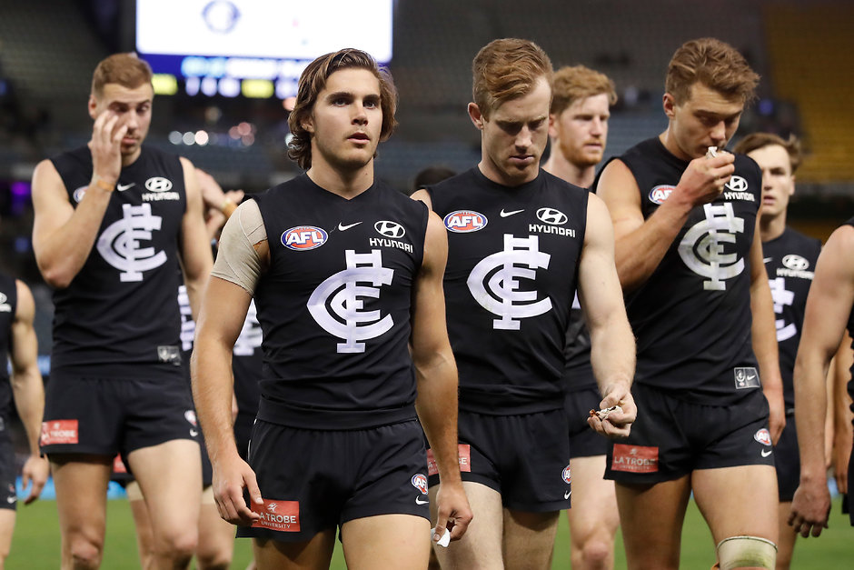 AFL 2018 Round 20 - Carlton v GWS It was another dismal day at the office for the Blues on Sunday - AFL,Carlton Blues,Gillon McLachlan