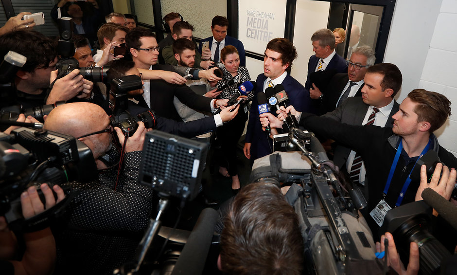 AFL 2018 Media - Andrew Gaff Tribunal Appearance IF we tired of one thing during the week ... THEN - AFL,Adelaide Crows,Brisbane Lions,Carlton Blues,Collingwood Magpies,Essendon Bombers,Fremantle Dockers,Geelong Cats,GWS Giants,Gold Coast Suns,Hawthorn Hawks,Port Adelaide Power,Richmond Tigers,Melbourne Demons,North Melbourne Kangaroos,Sydney Swans,St Kilda Saints,Western Bulldogs,West Coast Eagles,Sliding Doors,column