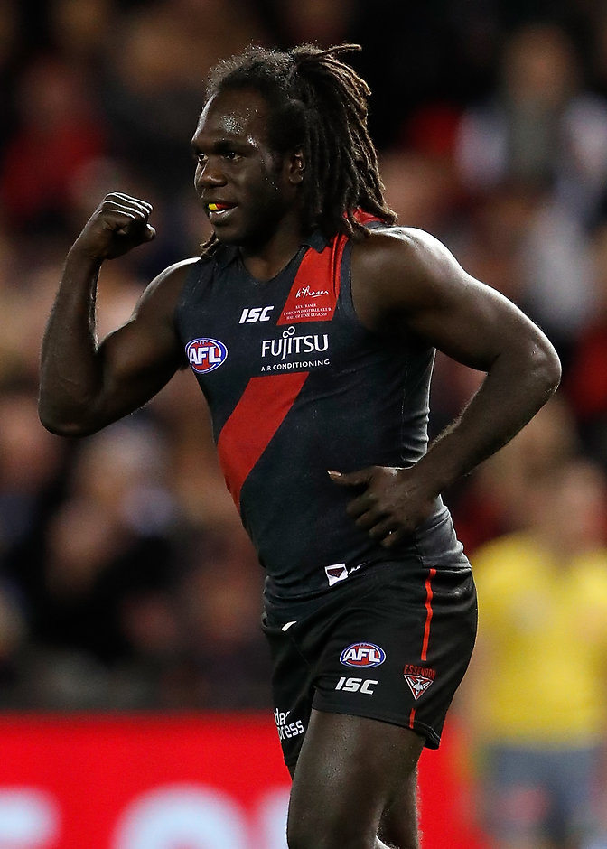AFL 2018 Round 21 - Essendon v St Kilda Anthony McDonald-Tipungwuti kicked five goals - AFL,Essendon Bombers,St Kilda Saints