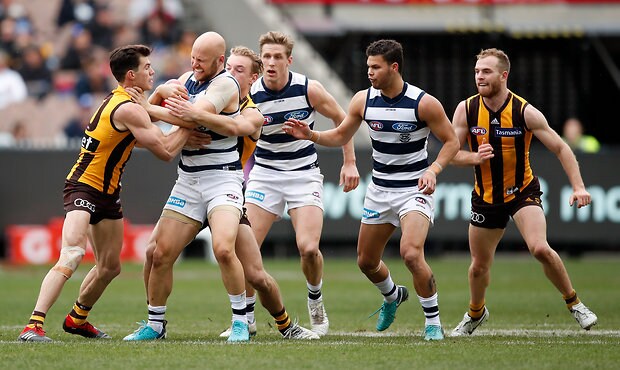 AFL 2018 Round 21 - Hawthorn v Geelong