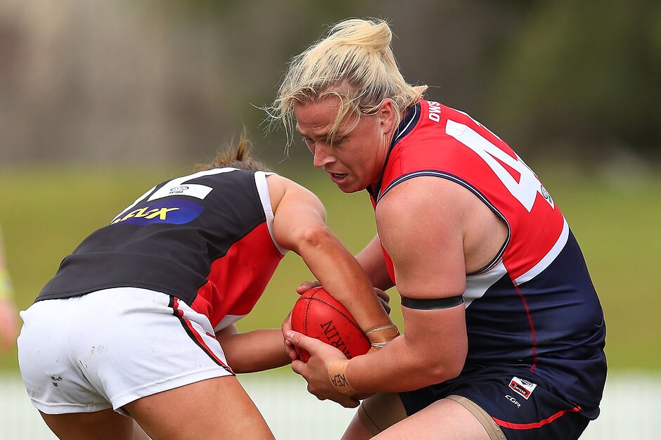 VFLW 2018 Round 14 - Darebin v Southern Saints Hannah Mouncey is not ready to give in just yet - AFL,AFLW