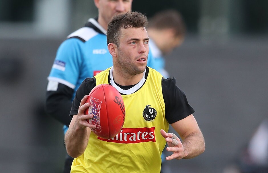 AFL 2018 Training - Collingwood 160818 Delisted Magpie Jarryd Blair is not giving up on his AFL dream - Trade,Contracts,Jarryd Blair,Collingwood Magpies,AFL