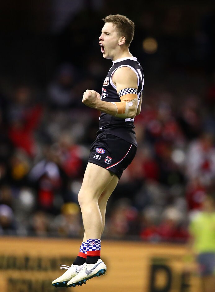 AFL 2018 Round 22 - St Kilda v Hawthorn The Saints expect to re-sign Jack Lonie - AFL,St Kilda Saints,Jack Lonie,Jade Gresham,Contracts