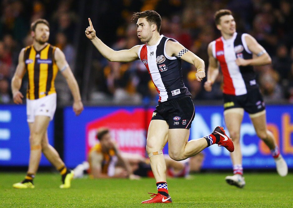 AFL 2018 Round 22 - St Kilda v Hawthorn One of St Kilda's brightest young stars has been hand-picked for the AFLX. - St Kilda Saints,AFLX,Jade Gresham