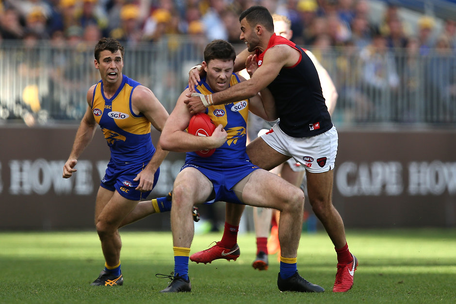 AFL 2018 Round 22 - West Coast v Melbourne Jeremy McGovern is the highest ranked Eagle - AFL,West Coast Eagles,Melbourne Demons,Player Ratings