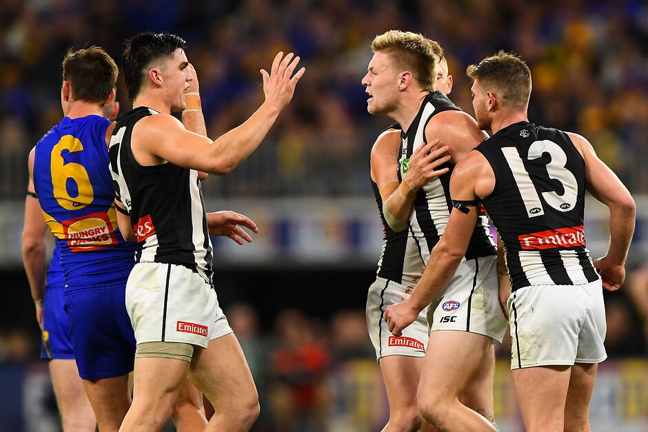 AFL 2018 Second Qualifying Final - West Coast v Collingwood The Magpies return from Perth to face the Giants this week, and, if they win, the Tigers on a short break - AFL,Stats Files,column,Collingwood Magpies,GWS Giants