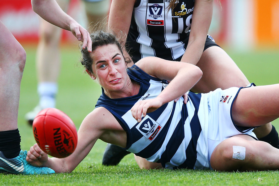 VFLW 2018 Preliminary Final - Collingwood v Geelong Bec Goring is a big inclusion for the Cats this week. - Geelong Cats