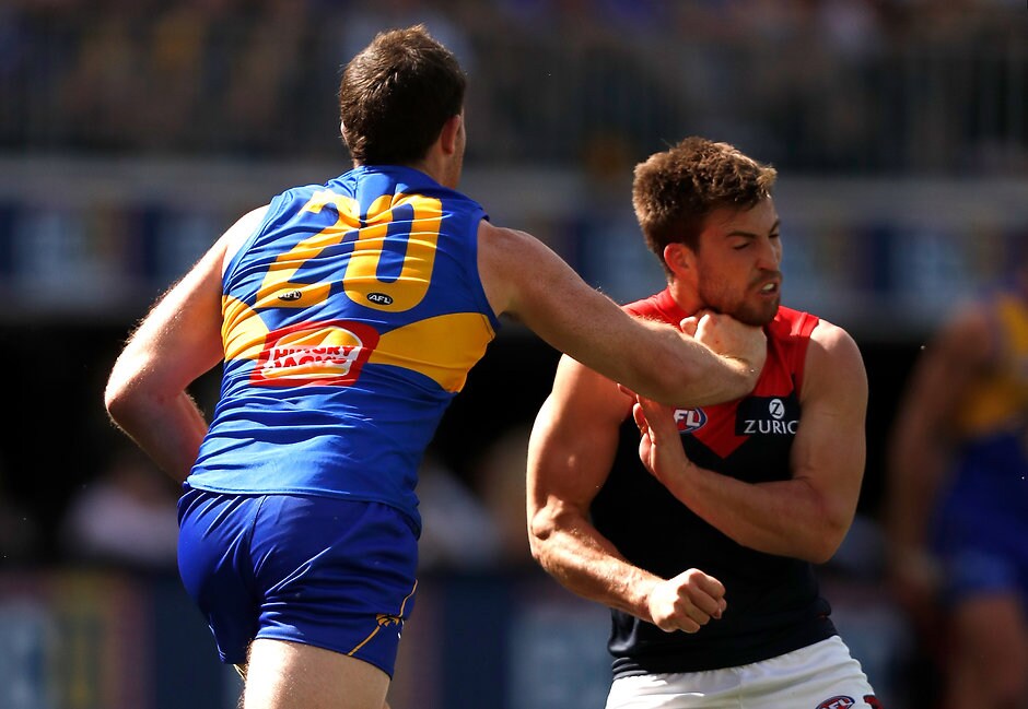 Jeremy McGovern has been offered a fine for this incident with Jack Viney - AFL,Tribunal