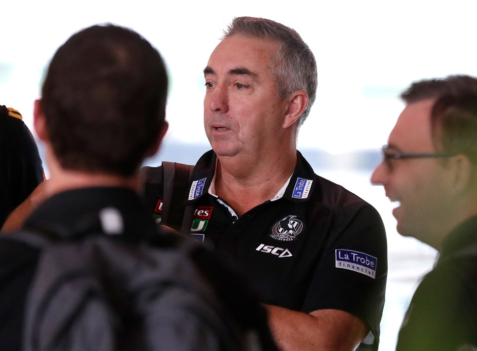 AFL 2018 Media - NAB Trade Period 171018 The Pies' recruiting team is led by Derek Hine - Collingwood Magpies