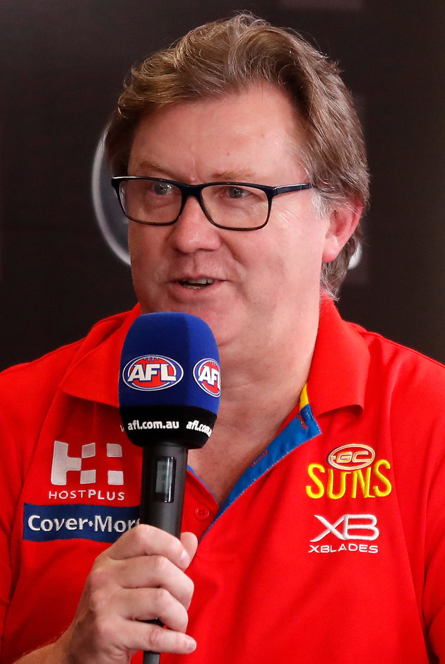 AFL 2018 Media - NAB Trade Period 171018 Craig Cameron faces media on deadline day - AFL,Gold Coast Suns,Trade