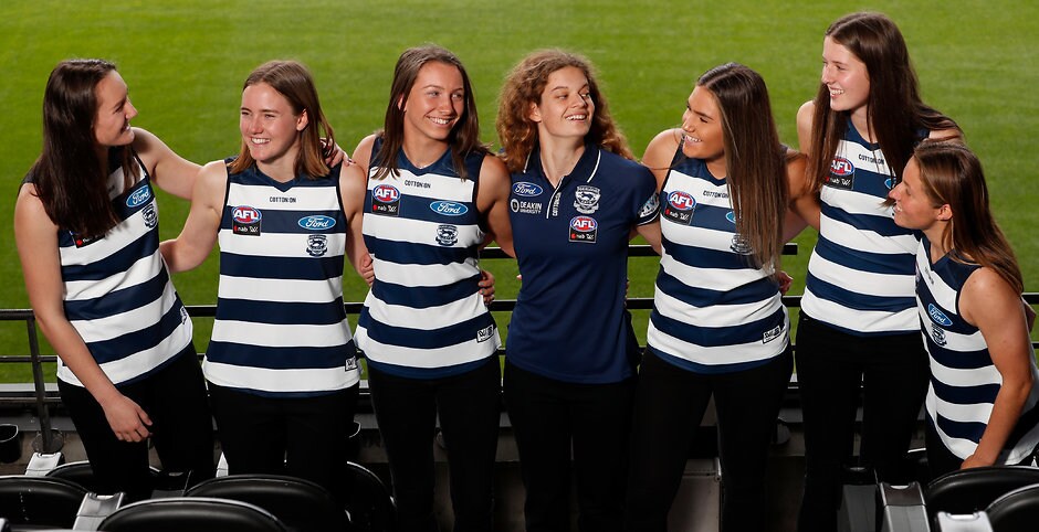 AFL 2018 Media - NAB AFLW Draft The Cats' strong nucleus of bright young talents will return in 2020. - Geelong Cats,AFLW
