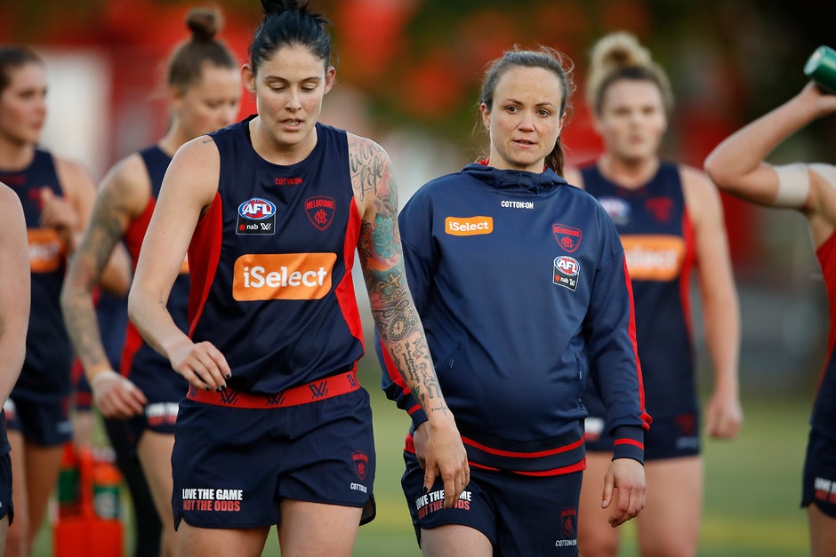 AFLW 2018 Training - Melbourne 151118 Daisy Pearce at Melbourne training on Thursday - Daisy Pearce,AFLW,Melbourne Demons