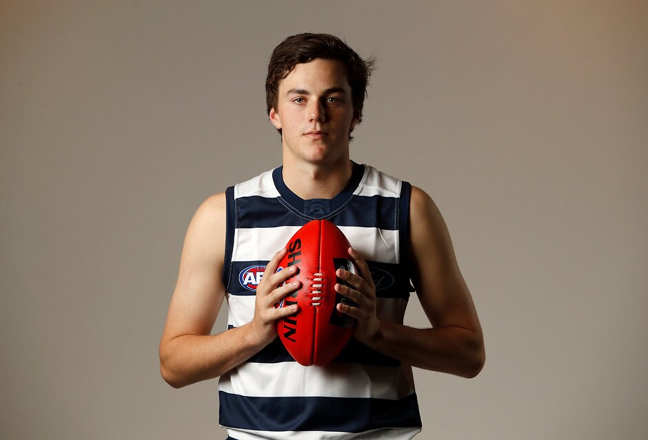 AFL 2018 Media - NAB AFL Draft Jordan Clark is back training with the main group as he eyes a place in the Cats' JLT squad - AFL,Geelong Cats,Jordan Clark