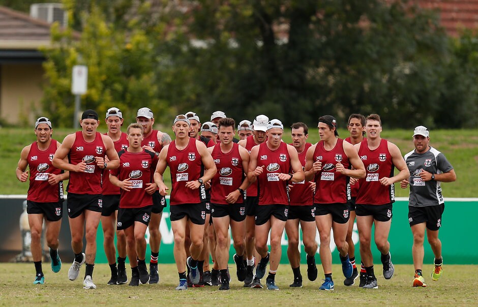 AFL 2018 Training - St Kilda 291118 Henry Playfair believes the scars of St Kilda's tumultuous 2018 are fuelling the fire to respond. - St Kilda Saints
