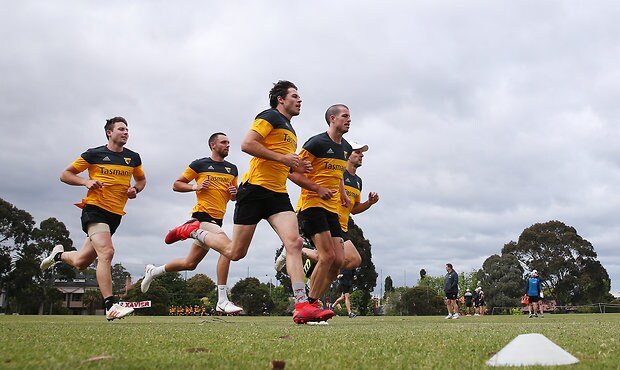 AFL 2018 Media - Hawthorn Training and Media Opportunity 031218