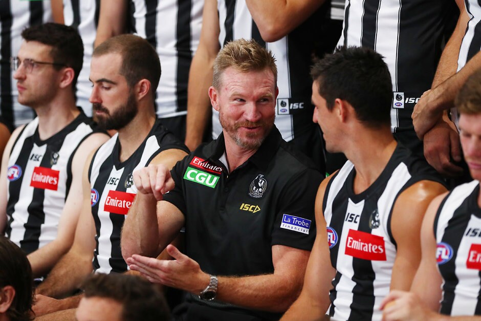AFL 2019 Media - Collingwood Team Photo Day Nathan Buckley has plenty of talent at his disposal - Nathan Buckley,Collingwood Magpies