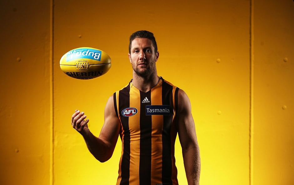 AFL 2019 Portraits - Hawthorn James Frawley is a late out for the Hawks - AFL,GWS Giants,Carlton Blues,Gold Coast Suns,Port Adelaide Power,Richmond Tigers,Hawthorn Hawks